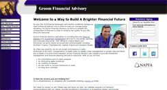 Desktop Screenshot of groomfinancialadvisory.com
